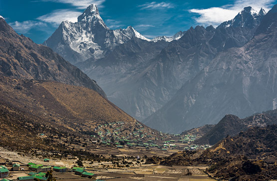 Khumjung village Everest region