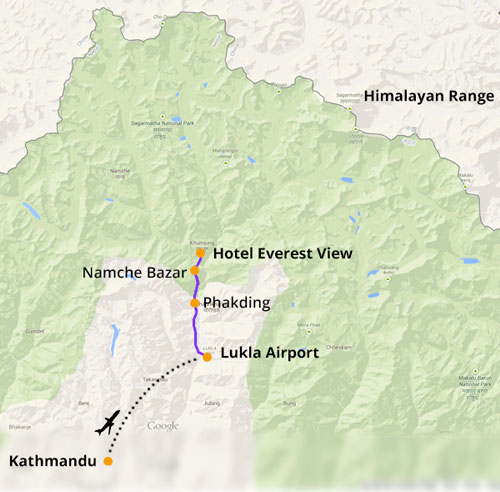 how to get to Hotel Everest View